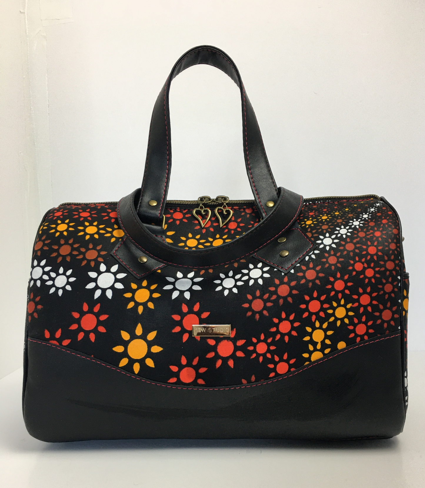 Black Blanche Barrel Bag