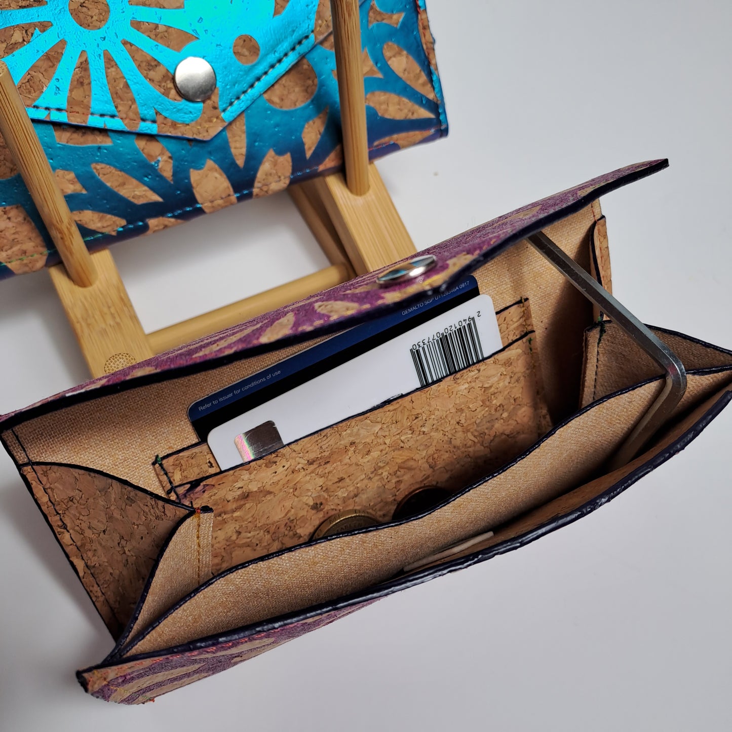 Floral Cork Wallets