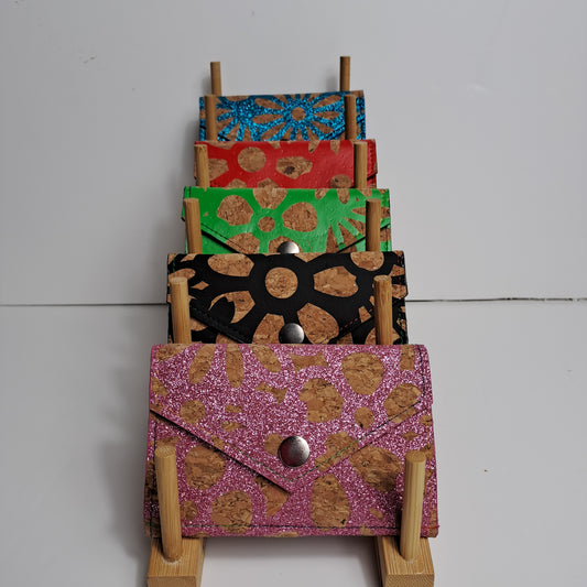 Floral Cork Wallets