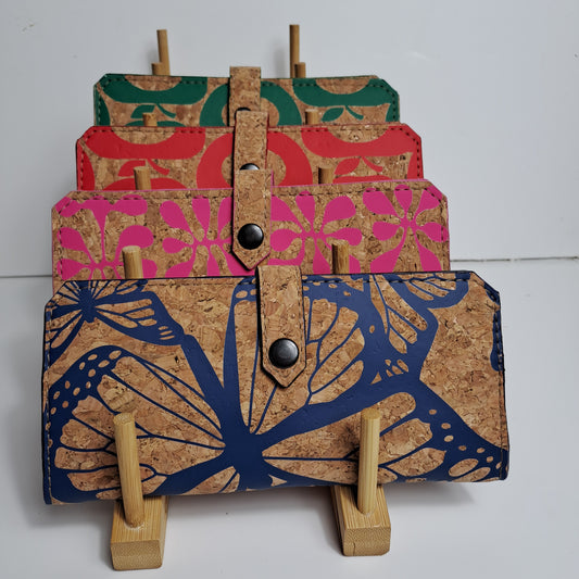 Floral Cork Wallets