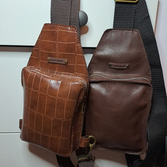 Faux Leather Crossbody Bags