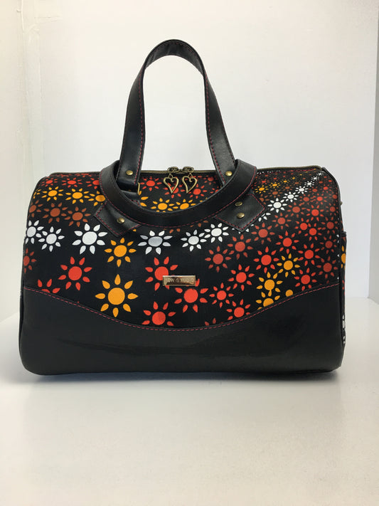 Black Blanche Barrel Bag